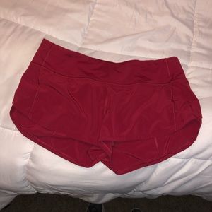 Lululemon speed up shorts